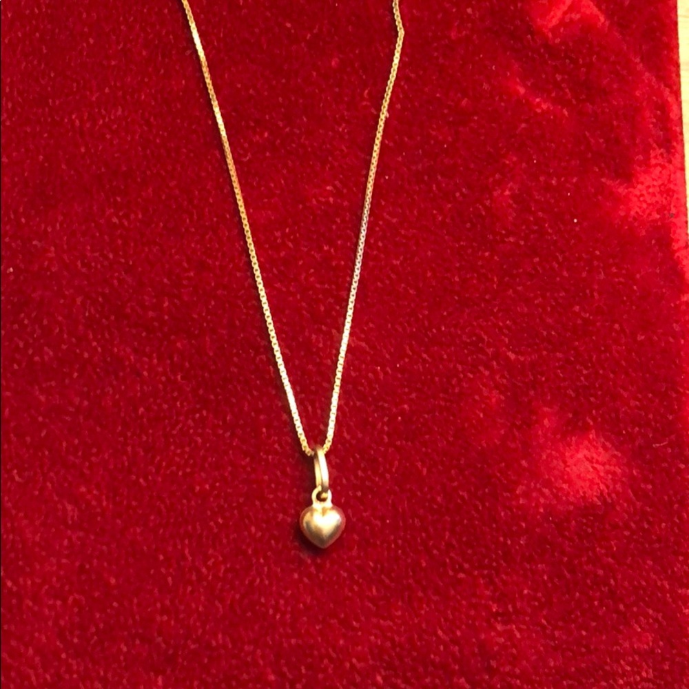 Gold 14k Heart Necklace